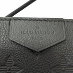 Louis Vuitton Monogram Shadow Lace Up Leather Pouch Black — view 8