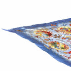 Hermes Carre 90 Escales Mediterraneennes Mediterranean Port Silk 100% Diamond — view 4