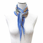 Hermes Carre 90 Escales Mediterraneennes Mediterranean Port Silk 100% Diamond — view 6