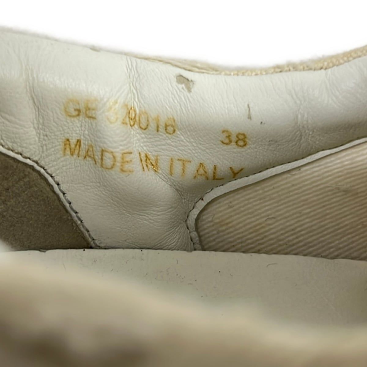 Saint Laurent Paris Sneakers 38 Ivory White Distressed Leather — view 6