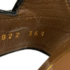 Gucci Sandals 36.5 Black Horsebit Leather — view 6