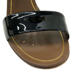 Gucci Sandals 36.5 Black Horsebit Leather — view 8