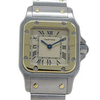 Cartier Watch Santos Galbe SM Quartz Stainless Steel Gold YG Combination — view 2
