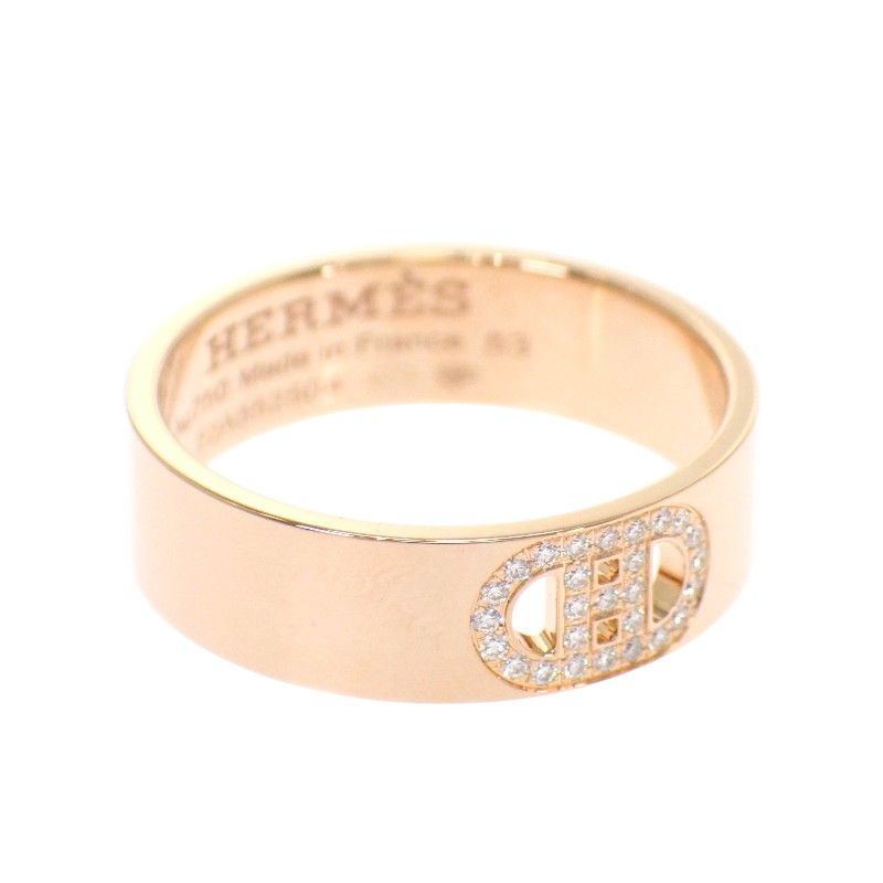 Hermes D'ancre PM 53 Ring Gold 18k Diamond — view 6