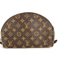 Louis Vuitton Makeup Pouch Trousse Demironde Monogram Canvas Brown