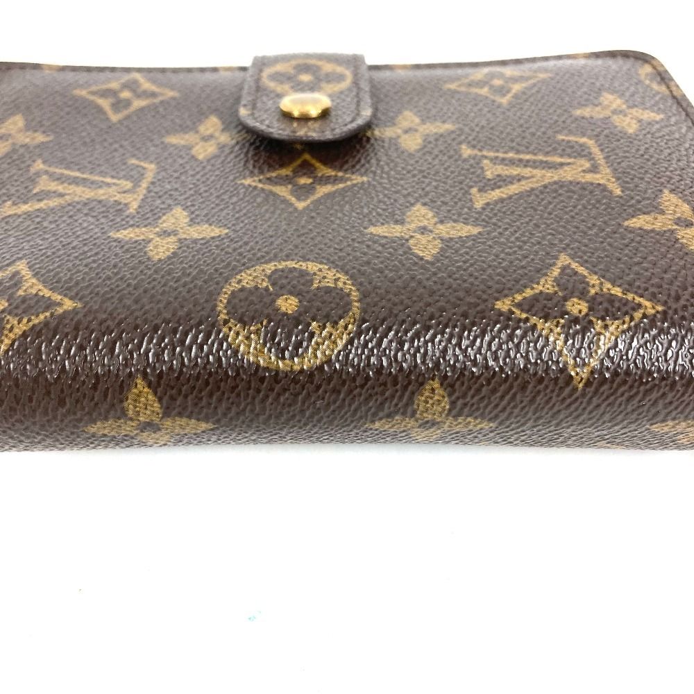 Louis Vuitton Bifold Wallet Porte Papier Zip Monogram Canvas Brown Handbag — view 6