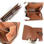 Louis Vuitton Bifold Wallet Porte Papier Zip Monogram Canvas Brown Handbag — view 8