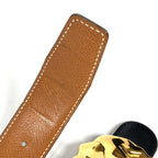 Hermes Belt Elephant Logo Leather Black — view 7