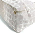 Chanel Tote New Travel Line Leather Nylon Beige — view 6
