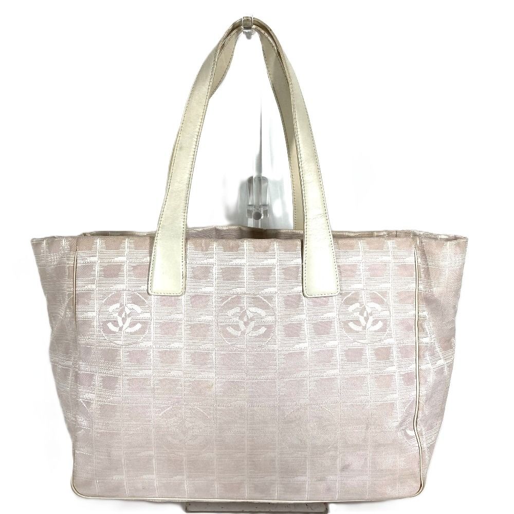 Chanel Tote New Travel Line Leather Nylon Beige — view 2