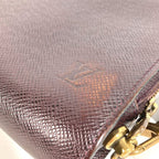 Louis Vuitton Second Bag Baikal Taiga Leather Acajou Purple — view 4