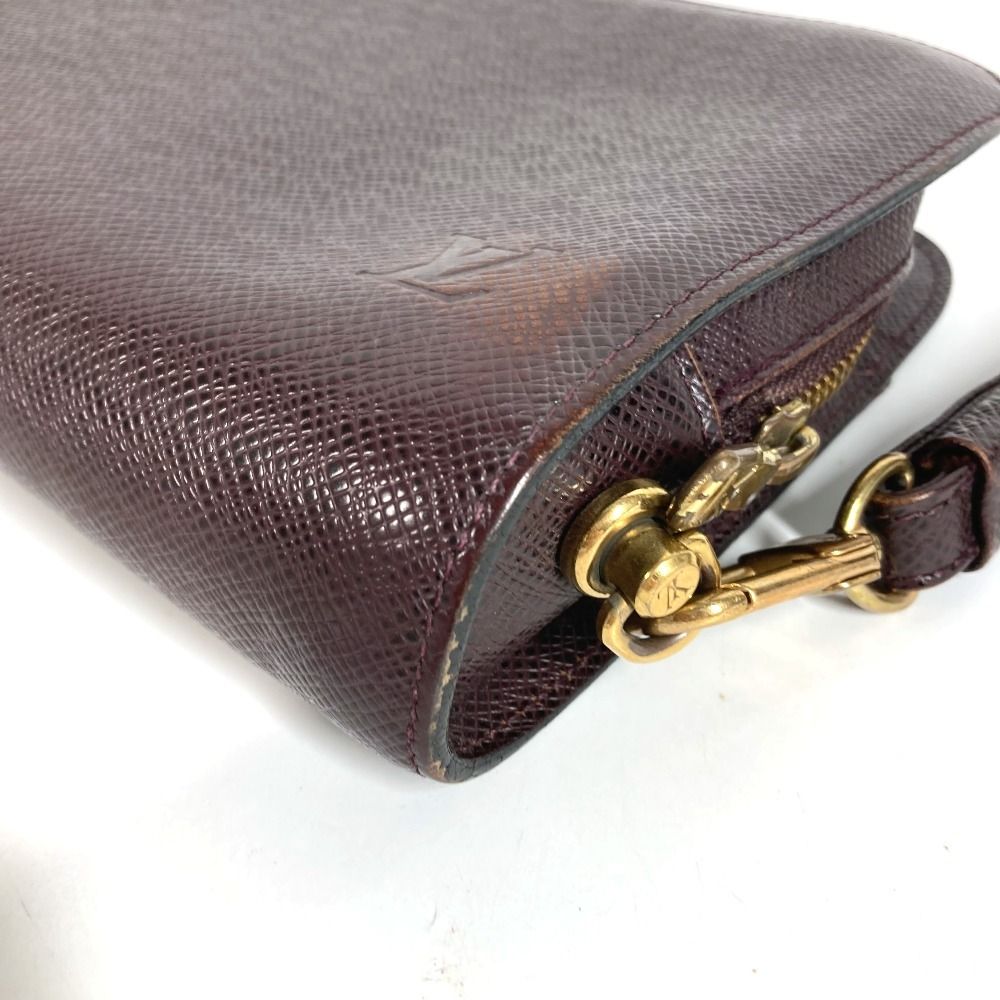 Louis Vuitton Second Bag Baikal Taiga Leather Acajou Purple — view 3
