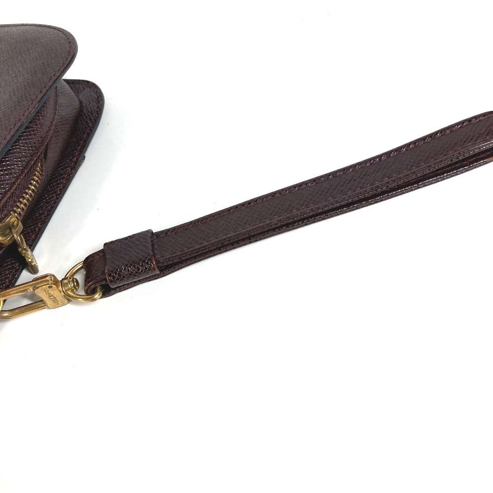Louis Vuitton Second Bag Baikal Taiga Leather Acajou Purple — view 5