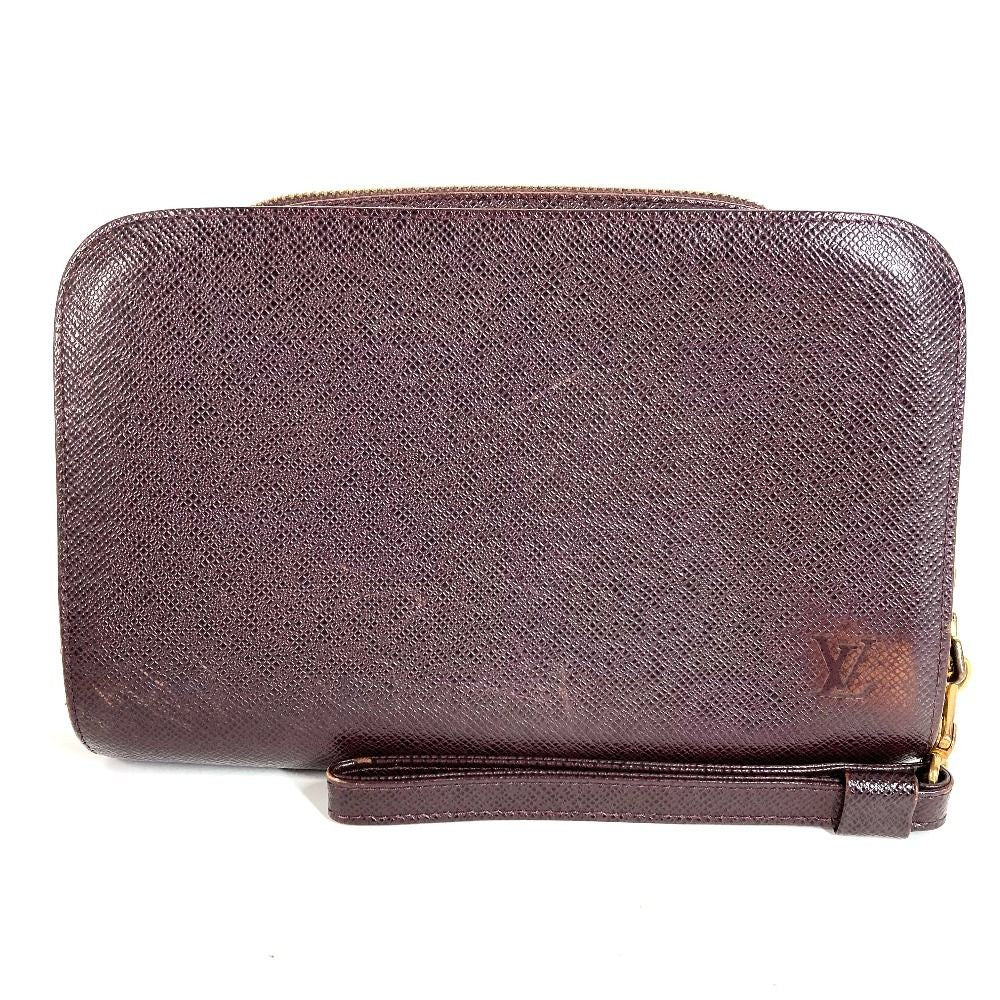 Louis Vuitton Second Bag Baikal Taiga Leather Acajou Purple
