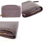 Louis Vuitton Second Bag Baikal Taiga Leather Acajou Purple — view 9
