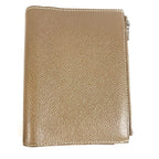 Hermes Notebook Cover EA Zip Leather Etoupe Gray Agenda