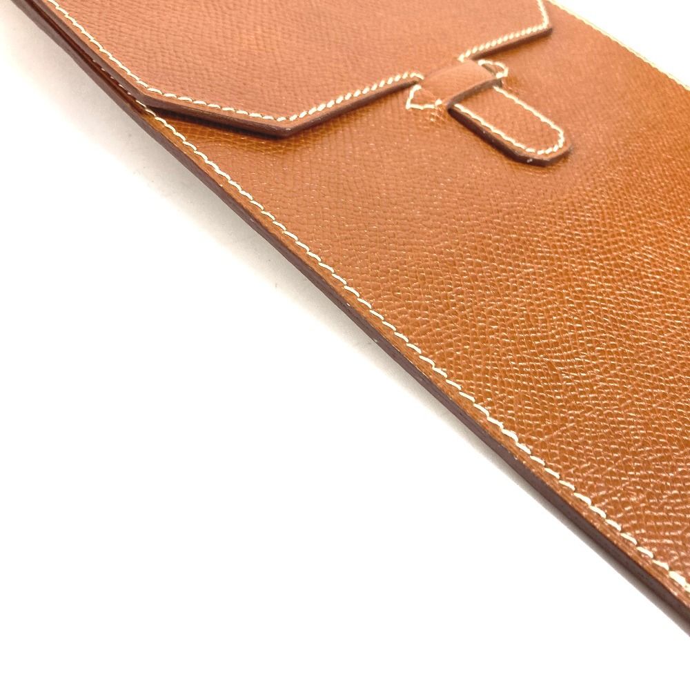 Hermes Shoulder Bag Amelie Leather Brown — view 6