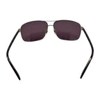 Gucci Sunglasses Double Bridge Logo Tortoiseshell Pattern Brown Silver Eyewear — view 4