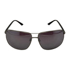Gucci Sunglasses Double Bridge Logo Tortoiseshell Pattern Brown Silver Eyewear — view 3
