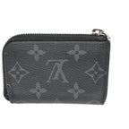 Louis Vuitton Porte-Monnaie Joule Coin Case Monogram Eclipse Black — view 4