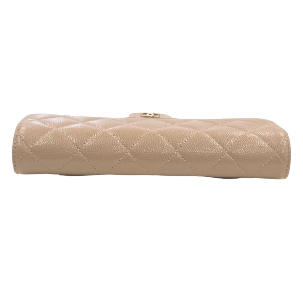 Chanel Quilted Caviar Bifold Wallet — view 3