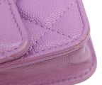 Chanel Mini Quilted Caviar Leather Chain Shoulder — view 7