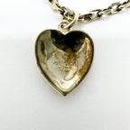 Gucci Interlocking Heart Silver Necklace 49 cm — view 3