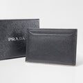 Prada Card Case Saffiano Leather
