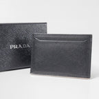 Prada Card Case Saffiano Leather