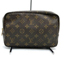 Louis Vuitton Trousse Toilette 28 Pouch Monogram Canvas Brown
