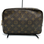 Louis Vuitton Trousse Toilette 28 Pouch Monogram Canvas Brown