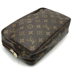 Louis Vuitton Trousse Toilette 28 Pouch Monogram Canvas Brown — view 3