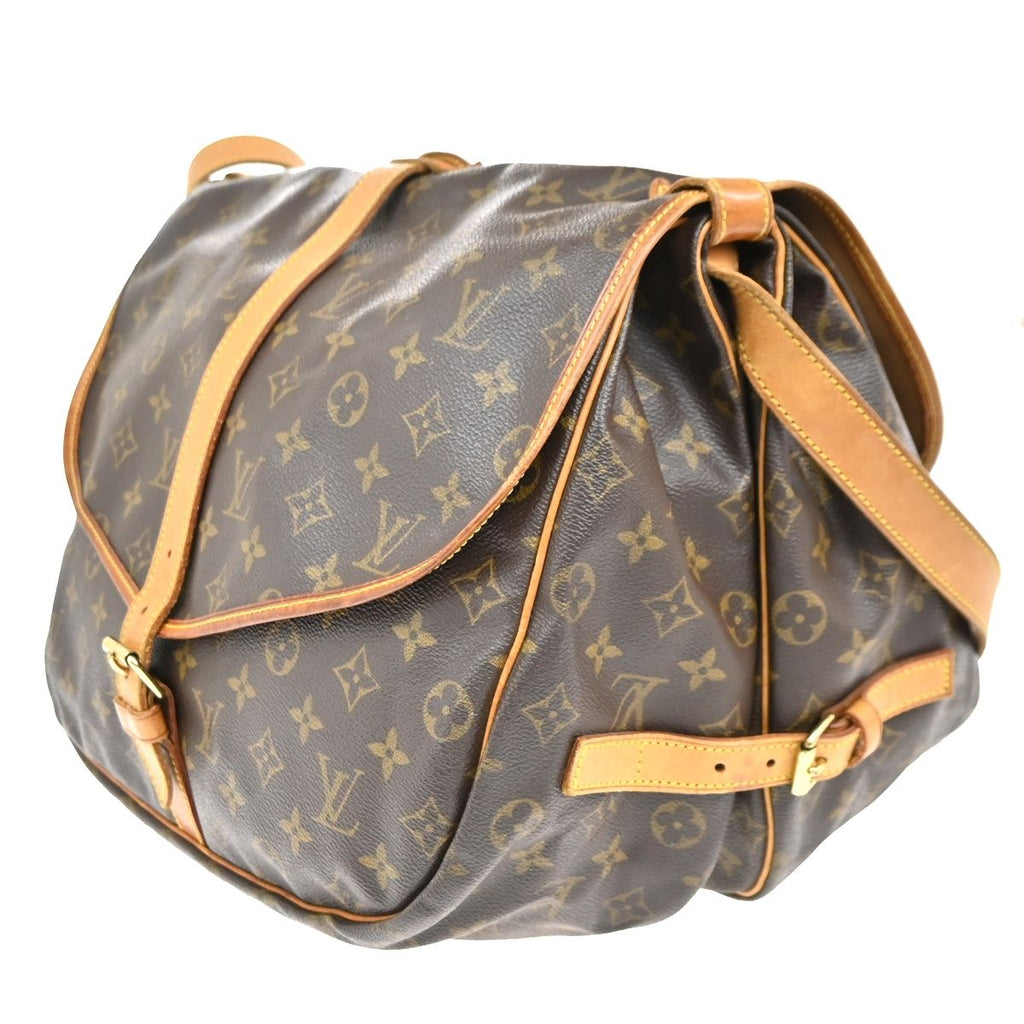 Louis Vuitton Saumur 35 Shoulder Bag Monogram Leather — view 2