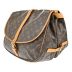 Louis Vuitton Saumur 35 Shoulder Bag Monogram Leather — view 3