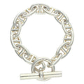 Hermes Chaine D'ancre TGM Silver Bracelet