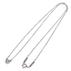 Tiffany & Co Color by the Yard Aquamarine Silver Necklace — view 2