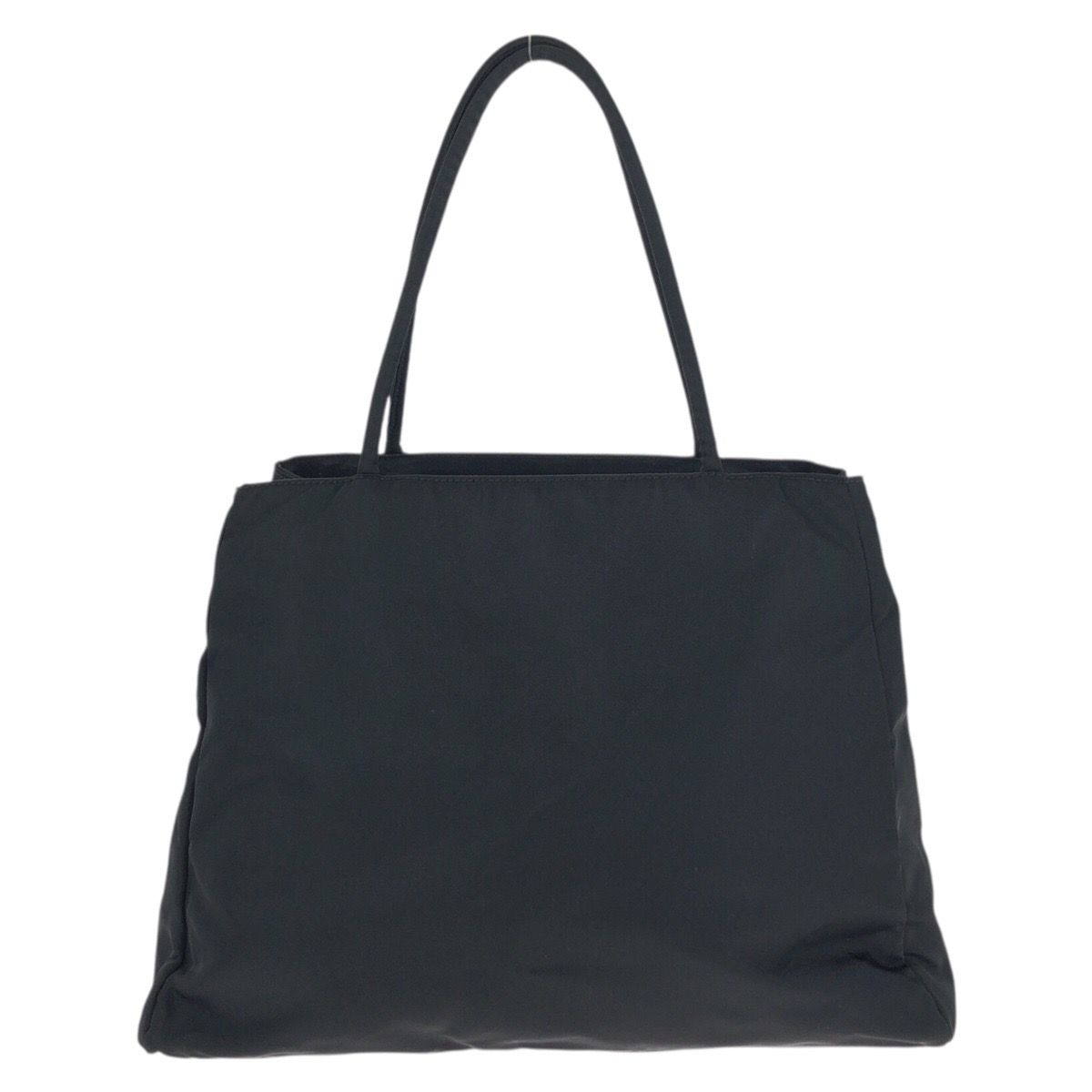 Prada Tessuto Black Silver Nylon Tote Shoulder — view 2