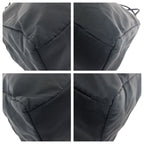 Prada Tessuto Black Silver Nylon Tote Shoulder — view 3