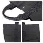 Hermes Her Line Gray Silver Polyamide Polyester Tote — view 5