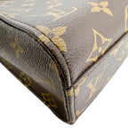 Louis Vuitton Monogram Handbag Sac Plat BB Brown — view 7