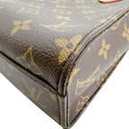 Louis Vuitton Monogram Handbag Sac Plat BB Brown — view 6