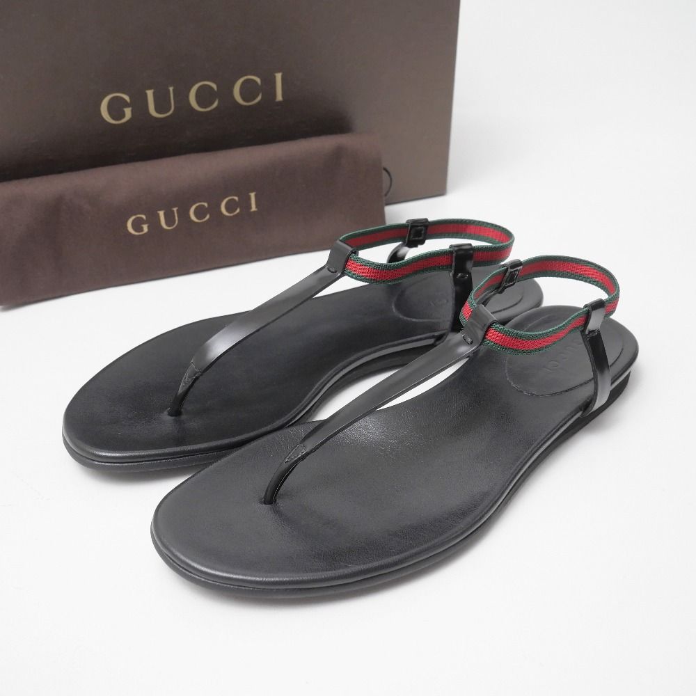 Gucci Sandals 37 Web Line Thong
