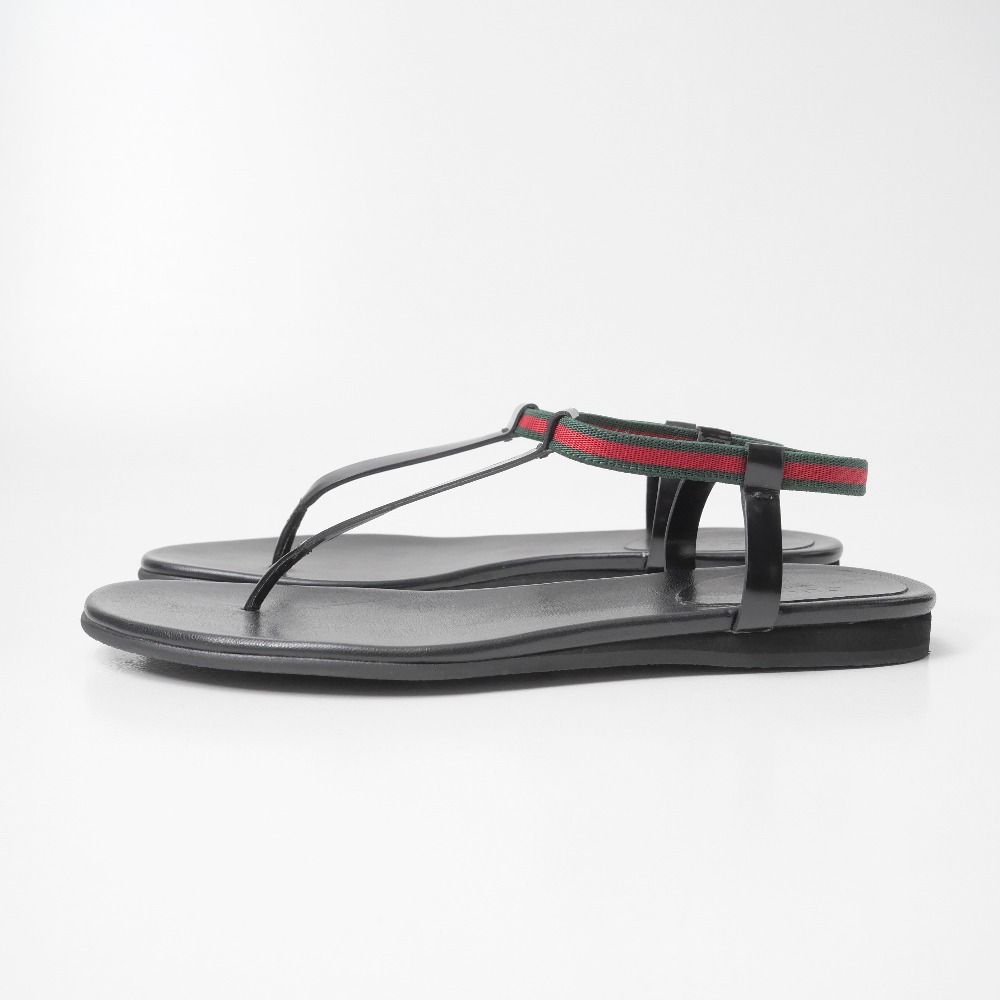Gucci Sandals 37 Web Line Thong — view 2
