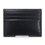 Celine Triomphe Card Holder Case Shiny Calfskin Black Palladium Finish — view 3