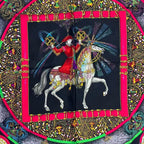 Hermes Carre 90 Scarf Silk Feux D'artifice Fireworks Multicolor — view 6