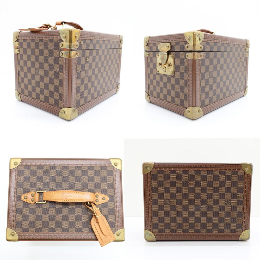 Louis Vuitton Heaven Damier Boite Flacon Cosmetic Box Makeup Box Trunk — view 3