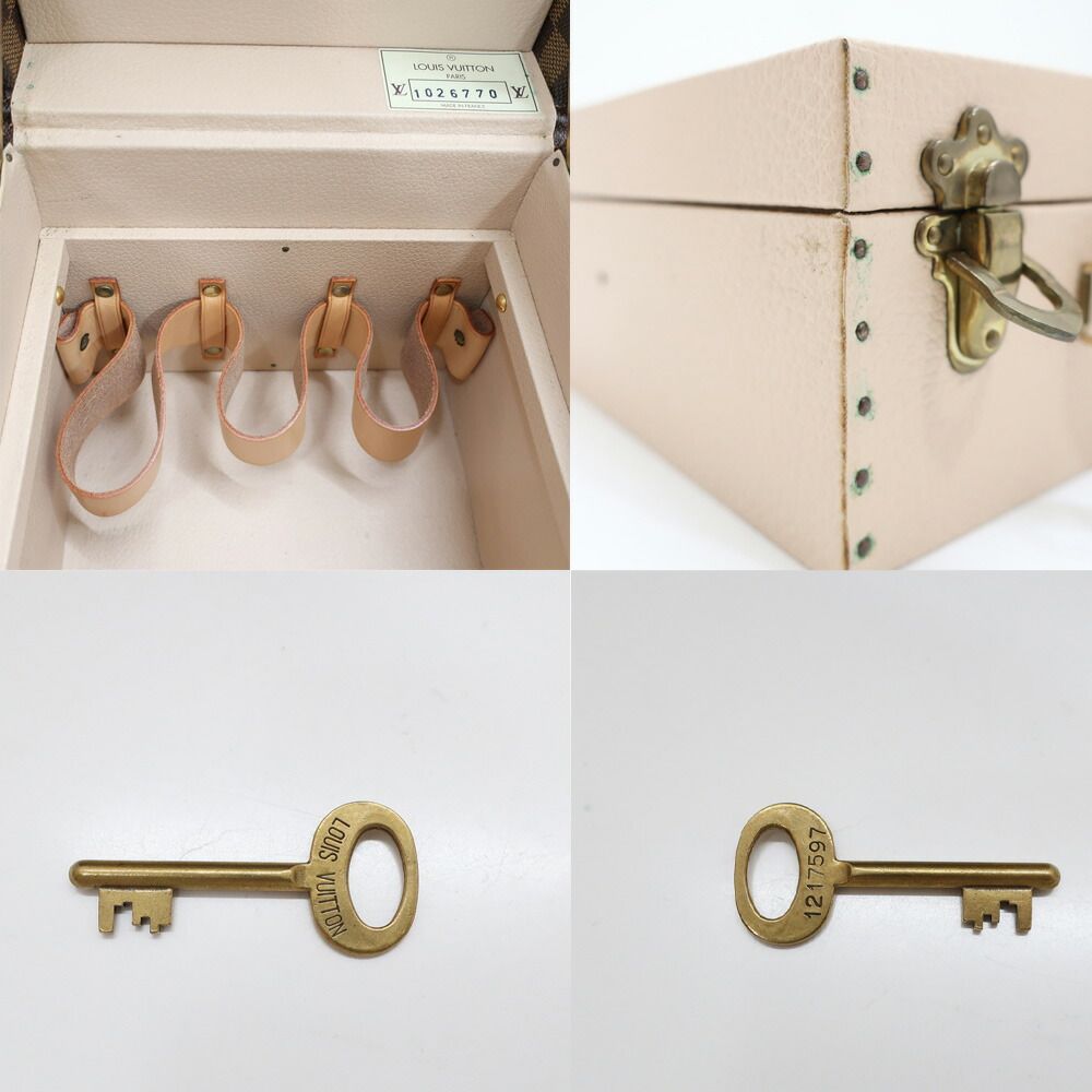 Louis Vuitton Heaven Damier Boite Flacon Cosmetic Box Makeup Box Trunk — view 7