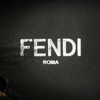 Fendi Zucca Sneakers 8 Brown Black Canvas Leather — view 6