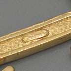 Dior CD Brooch 6.28 cm CD Signature Crystal Gold — view 7