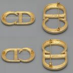Dior CD Brooch 6.28 cm CD Signature Crystal Gold — view 6